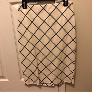 Suiting pencil skirt